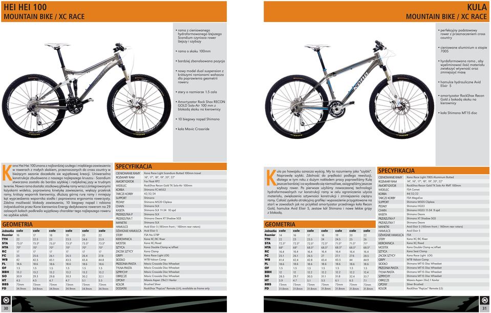 biegowy napęd Shimano perfekcyjny podstawowy rower z przeznaczeniem cross country cieniowane aluminium o stopie 7005 hyrdoformowana rama, aby wyeliminować ilość materiału zwiekszyć wtywność oraz
