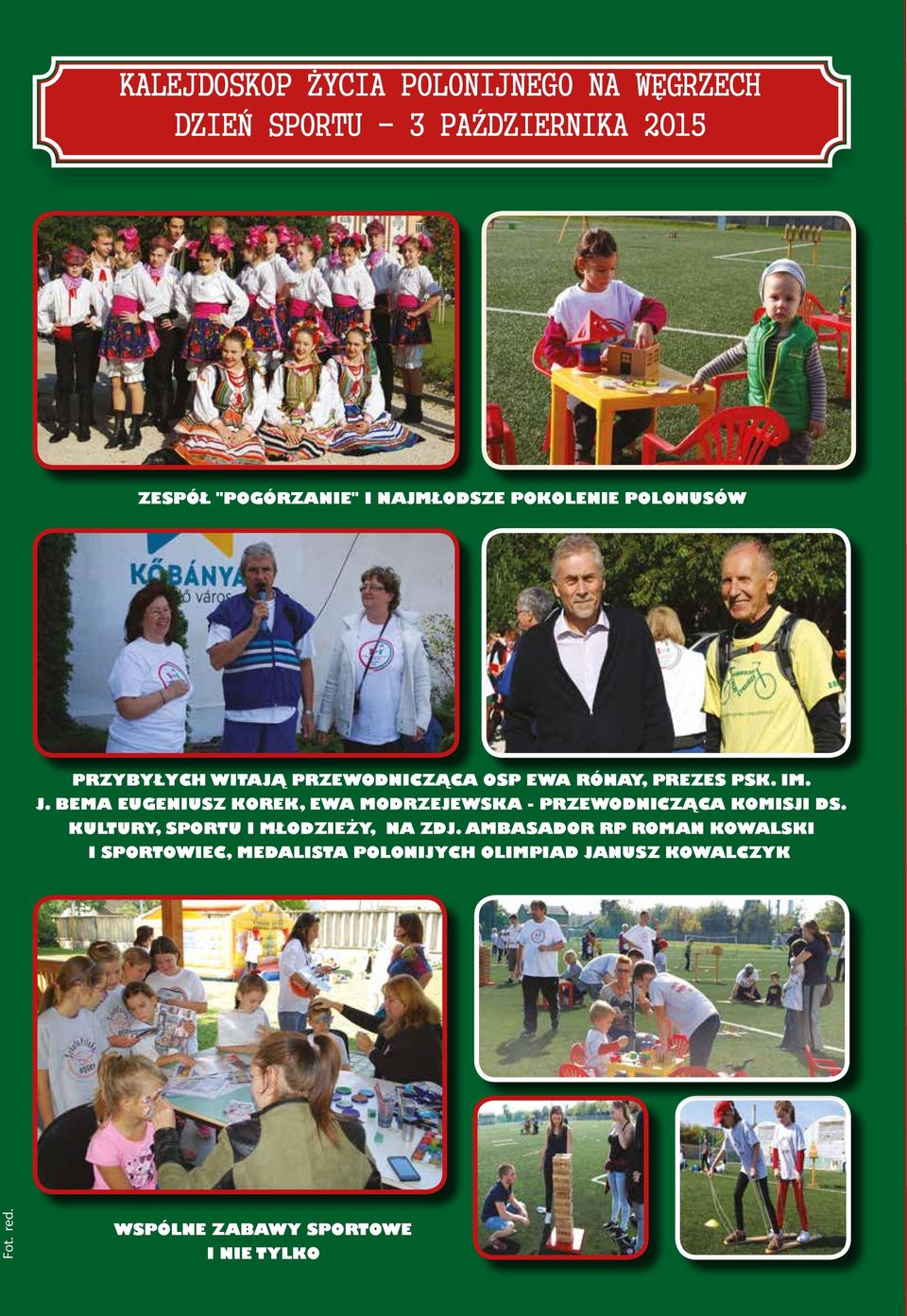 BEMA EUGENIUSZ KOREK, EWA MODRZEJEWSKA - PRZEWODNICZĄCA KOMISJI DS. KULTURY, SPORTU I MŁODZIEŻY, NA ZDJ.