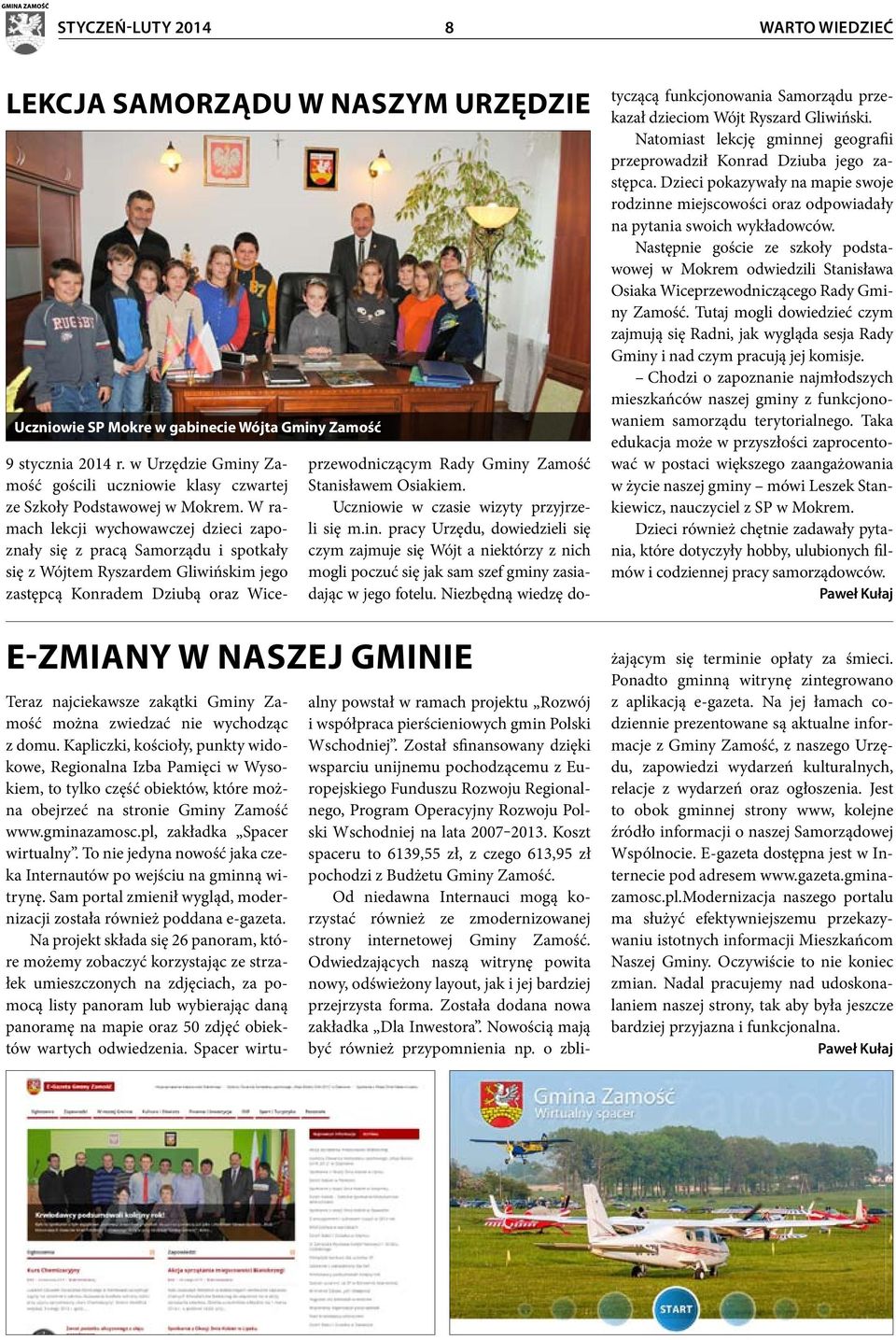 Biuletyn Samorządu Gminy Zamość R Zespół Szkół W żdanowie