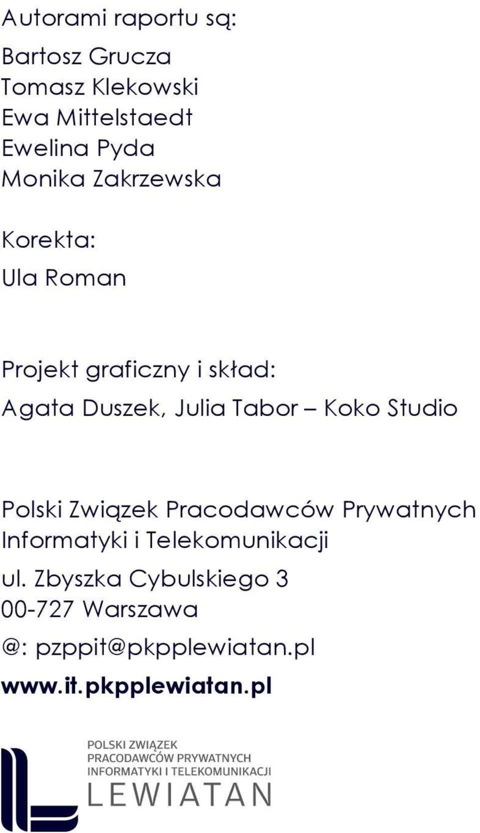 Tabor Koko Studio Polski Związek Pracodawców Prywatnych Informatyki i Telekomunikacji