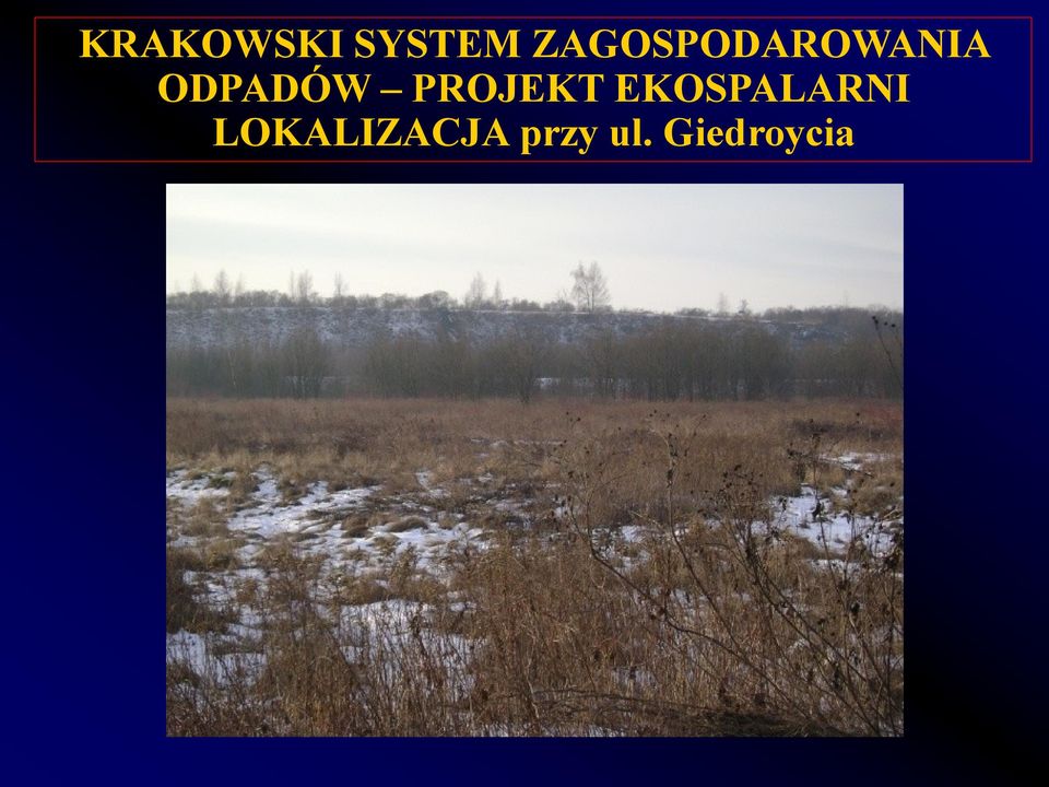 ODPADÓW PROJEKT