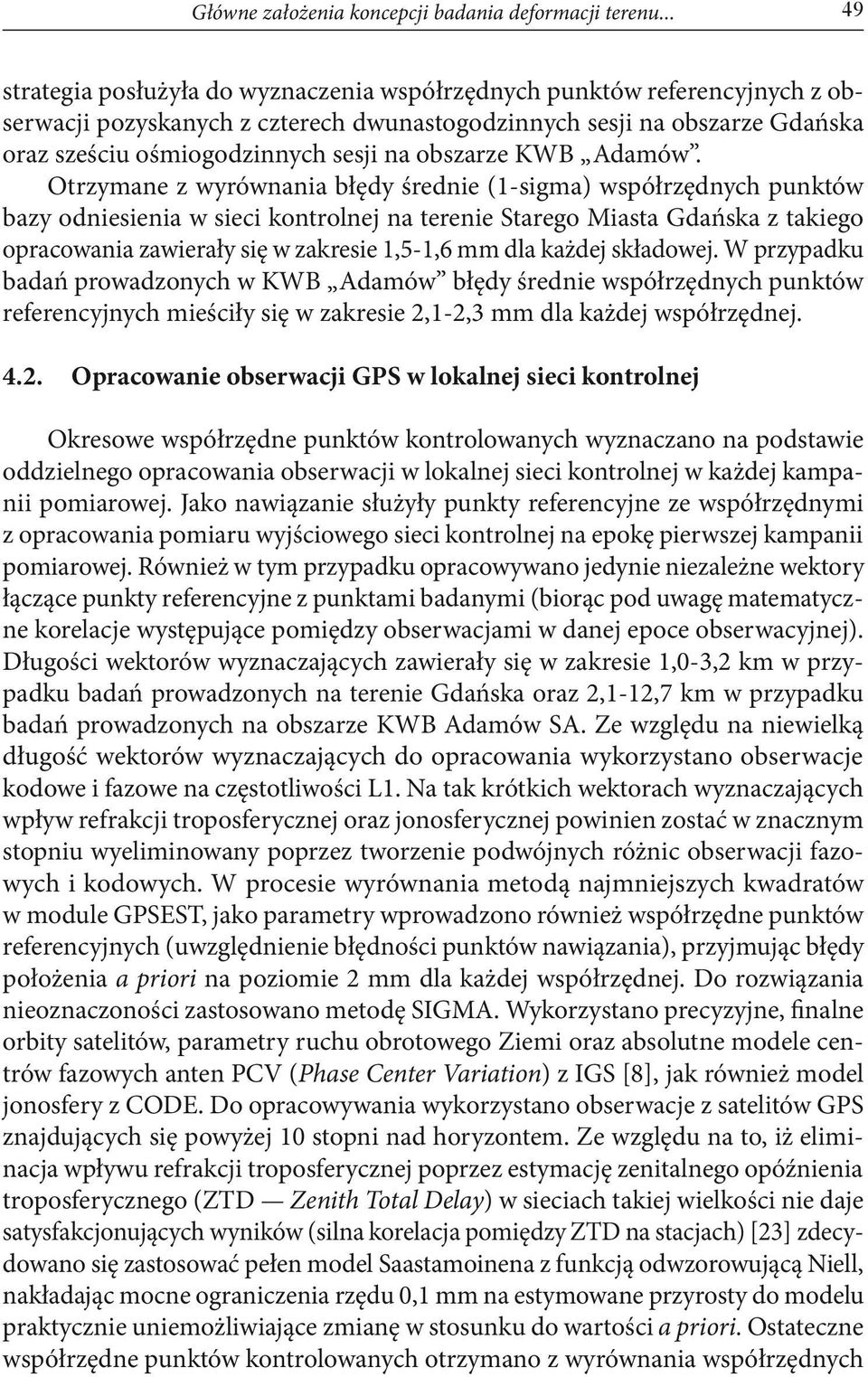 obszarze KWB Adamów.