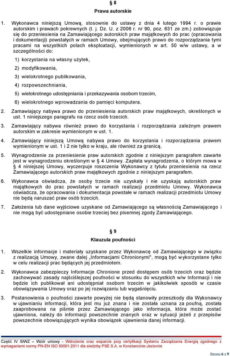 wszystkich polach eksploatacji, wymienionych w art.