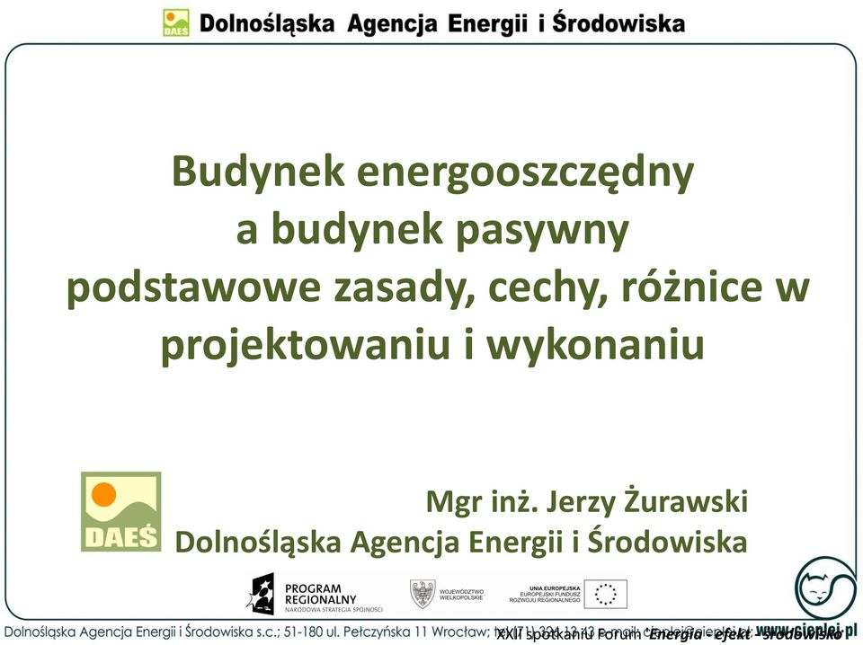 projektowaniu i wykonaniu Mgr inż.