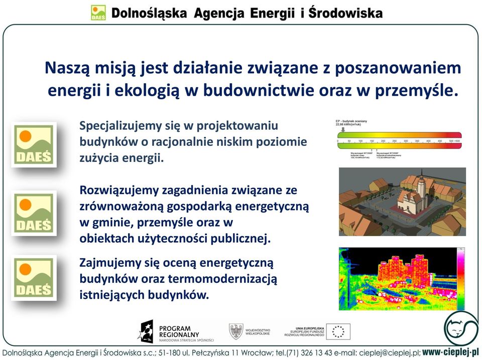 Rozwiązujemy zagadnienia związane ze zrównoważoną gospodarką energetyczną w gminie, przemyśle oraz w