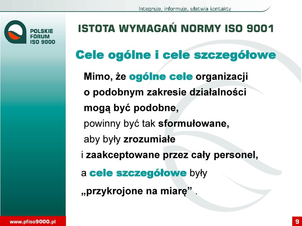 podobne, powinny być tak sformułowane, aby były zrozumiałe i