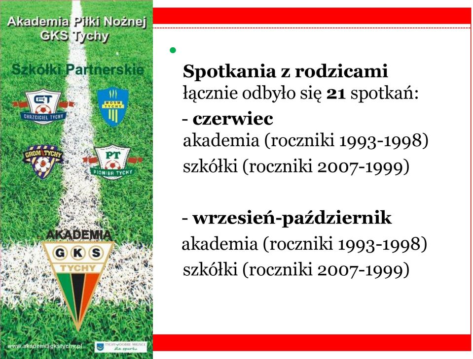 szkółki (roczniki 2007-1999) -