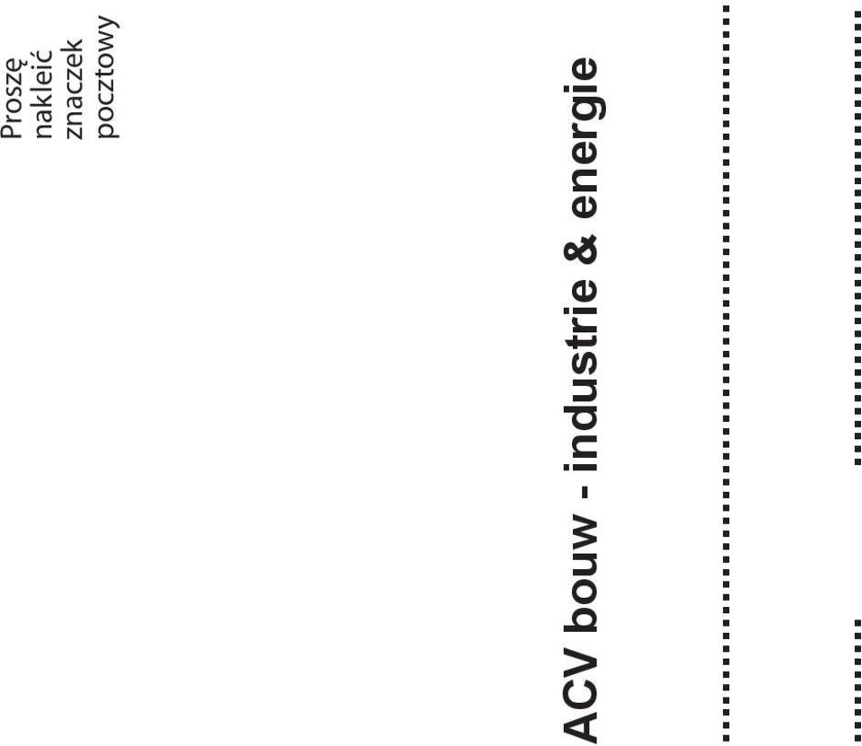 ACV bouw -