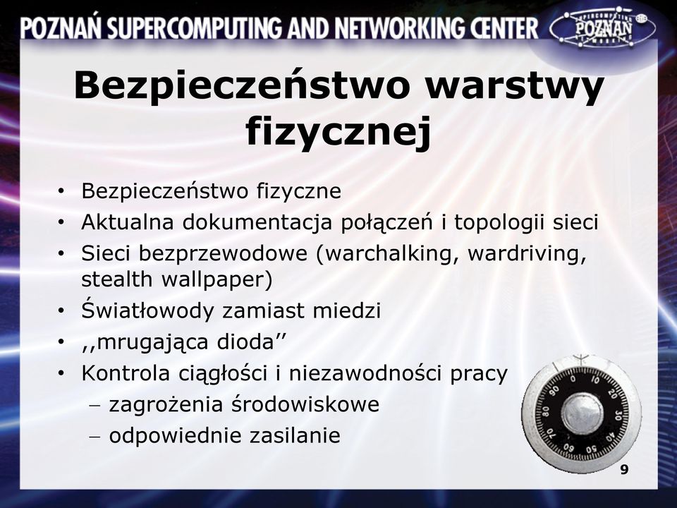 wardriving, stealth wallpaper) Światłowody zamiast miedzi,,mrugająca dioda