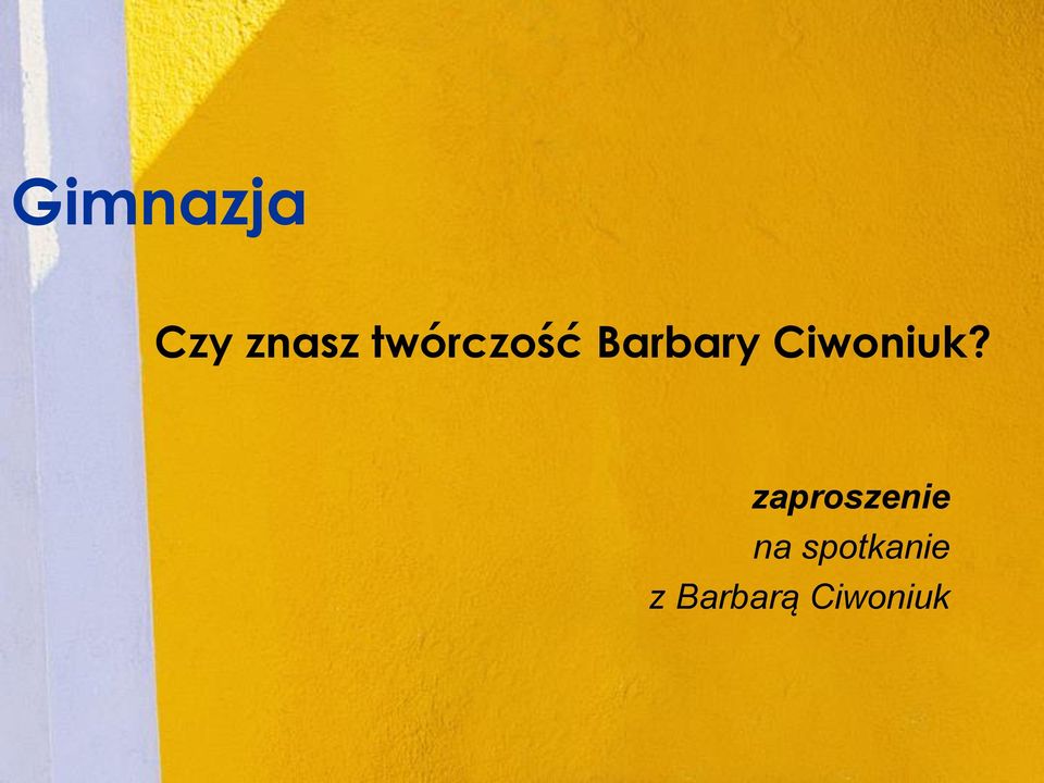 Ciwoniuk?