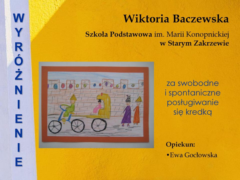 Marii Konopnickiej w Starym Zakrzewie za
