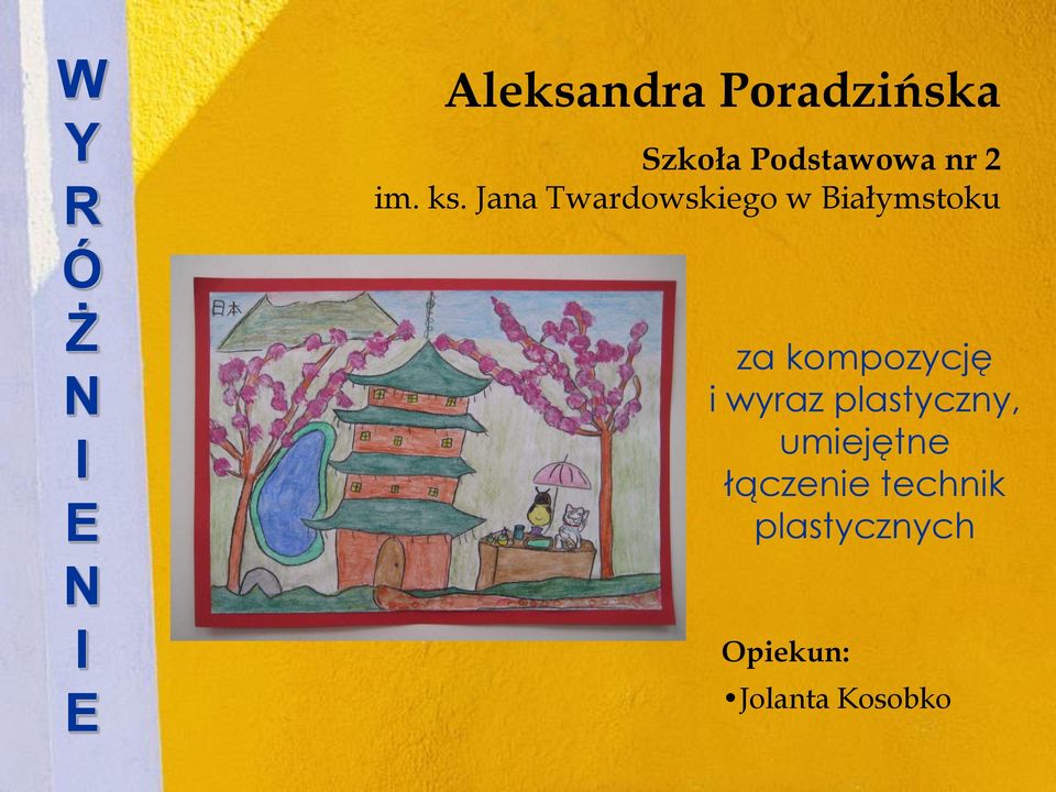 Jana Twardowskiego w Białymstoku za kompozycję i
