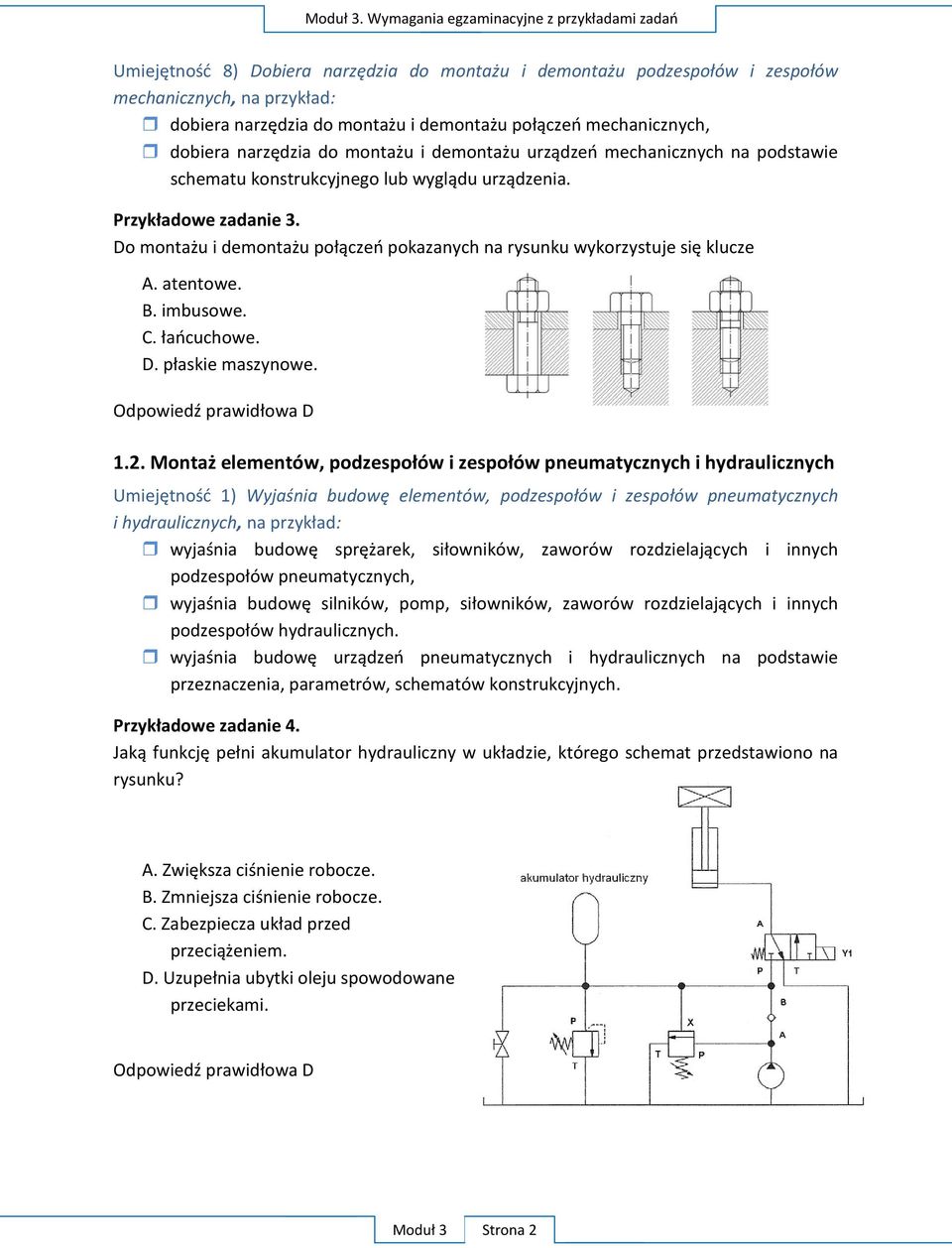 M icznych U W i hydraulicznych, : P J