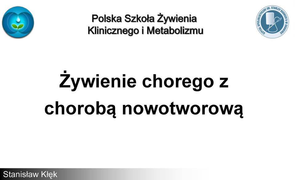 Żywienie chorego z