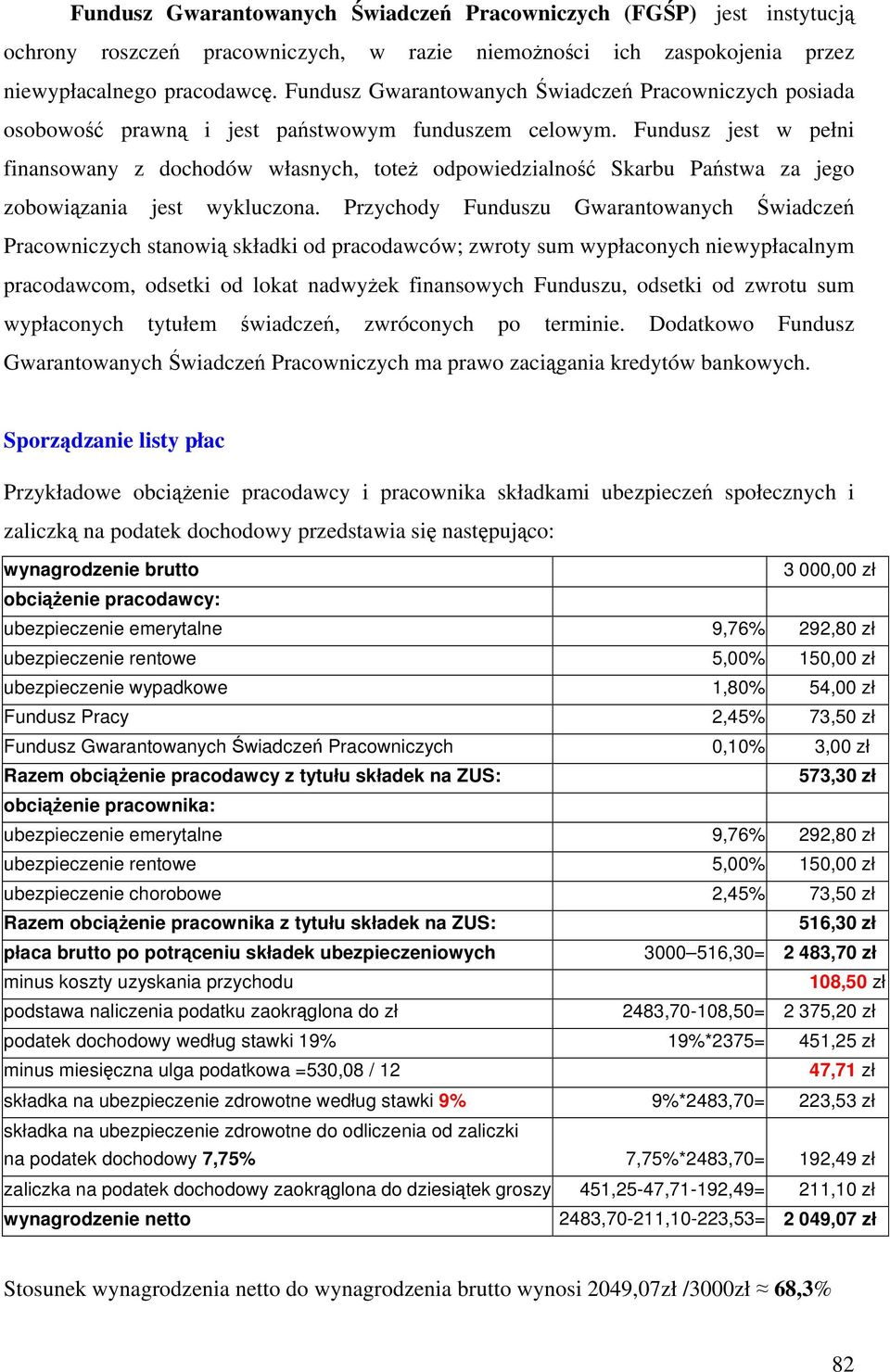 Fundusz jest w pełni finansowany z dochodów własnych, toteż odpowiedzialność Skarbu Państwa za jego zobowiązania jest wykluczona.