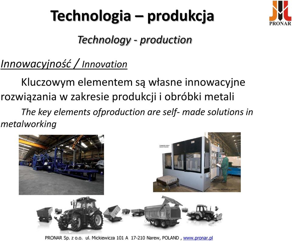 innowacyjne rozwiązania w zakresie produkcji i obróbki