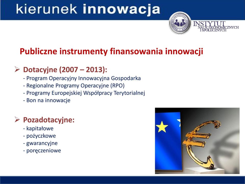 Operacyjne (RPO) - Programy Europejskiej Współpracy Terytorialnej - Bon