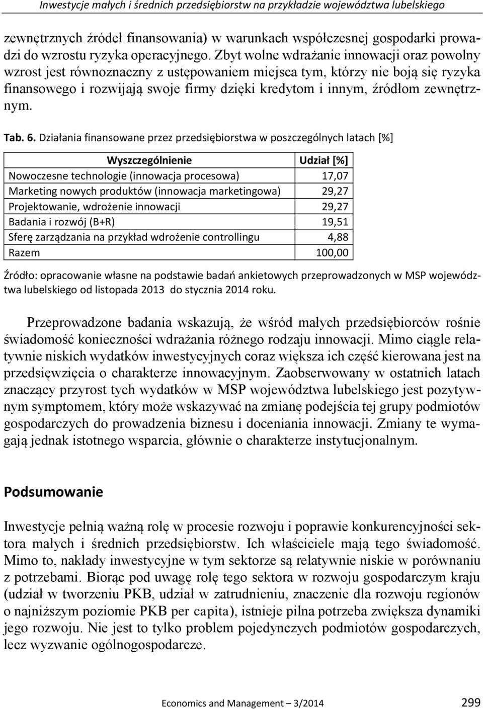 zewnętrznym. Tab. 6.