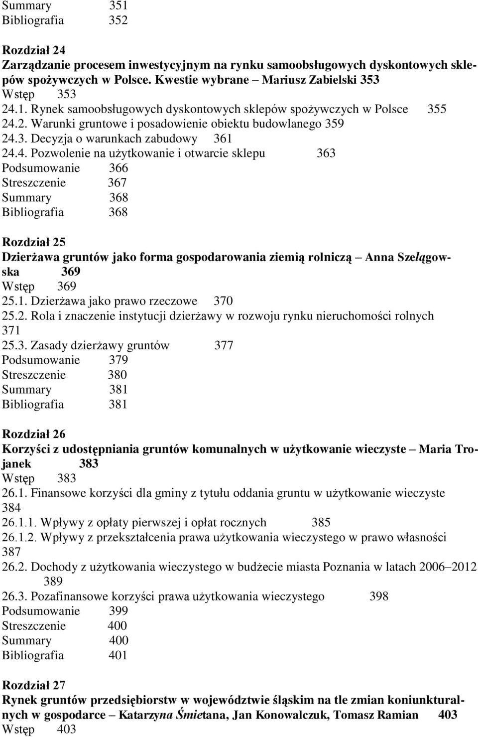 3. Decyzja o warunkach zabudowy 361 24.