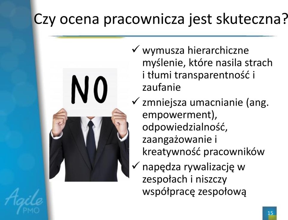 transparentność i zaufanie zmniejsza umacnianie (ang.