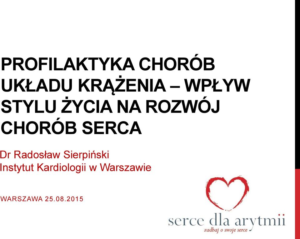 SERCA Dr Radosław Sierpiński Instytut