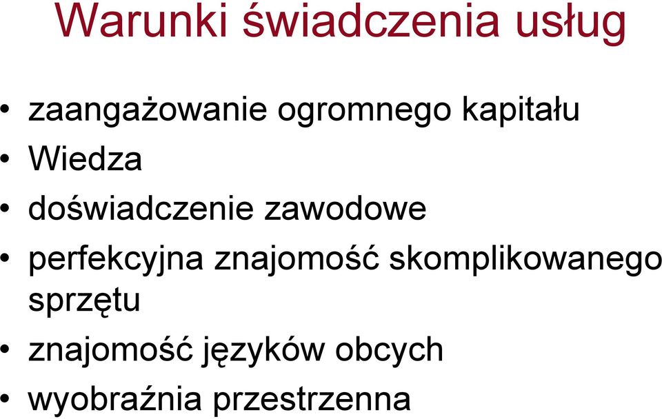 zawodowe perfekcyjna znajomość