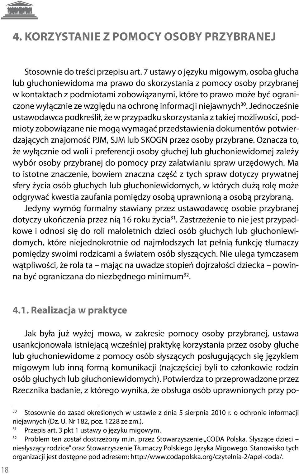 ze względu na ochronę informacji niejawnych 30.