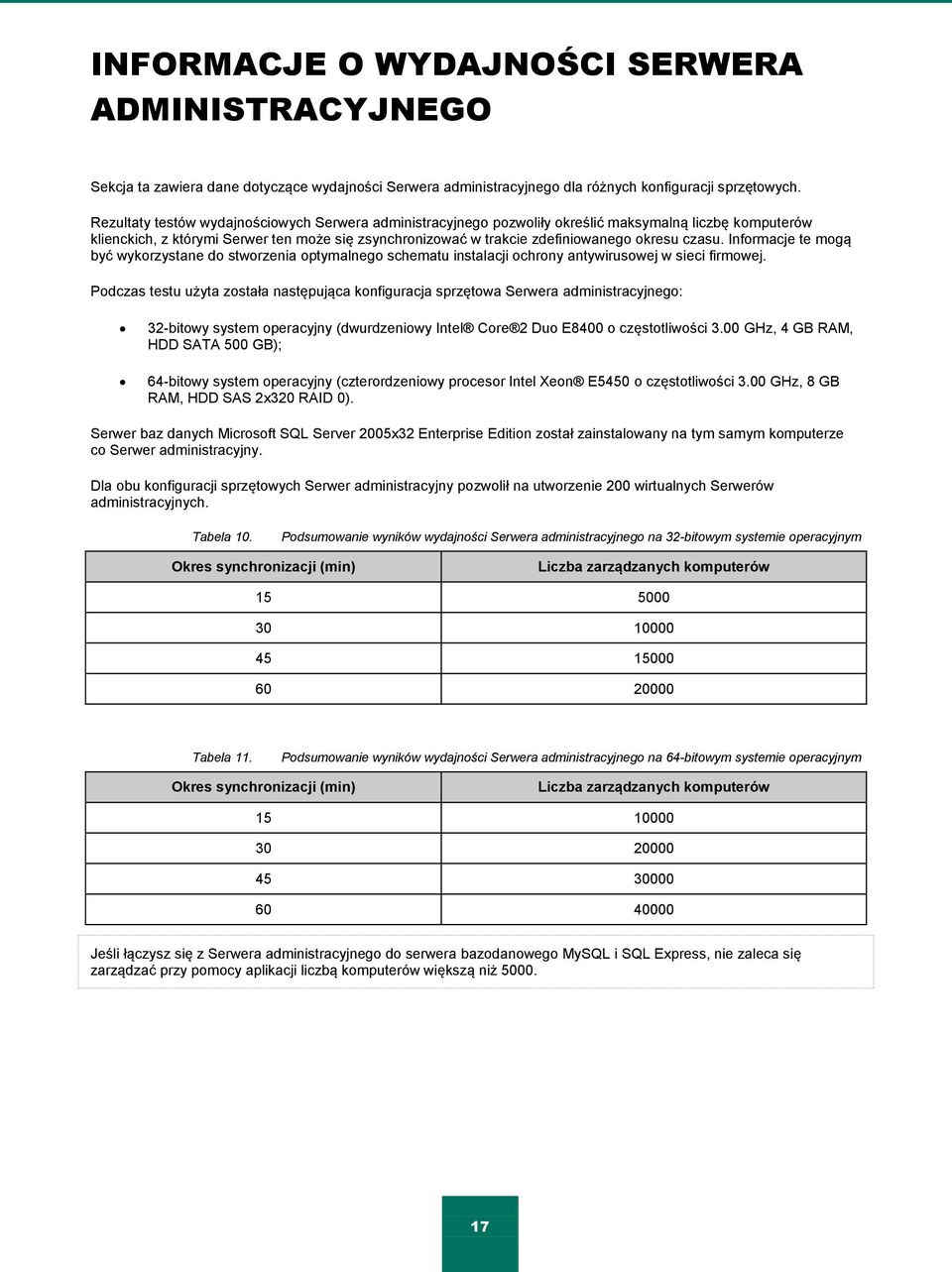 czasu. Informacje te mogą być wykorzystane do stworzenia optymalnego schematu instalacji ochrony antywirusowej w sieci firmowej.