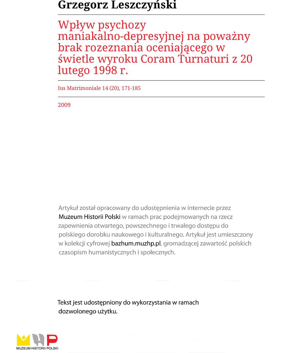 rozeznania oceniającego w świetle wyroku Coram