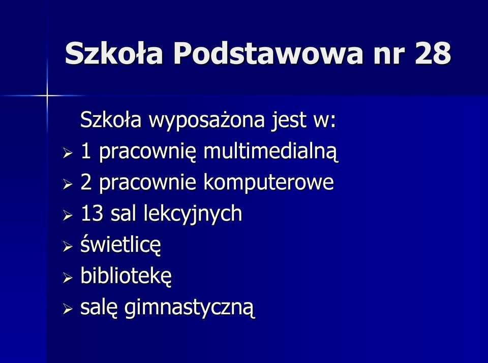 pracownie komputerowe 13 sal