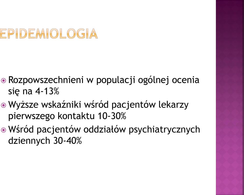 lekarzy pierwszego kontaktu 10-30% Wśród