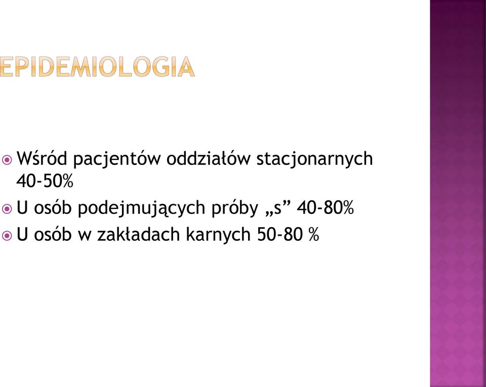 podejmujących próby s 40-80%