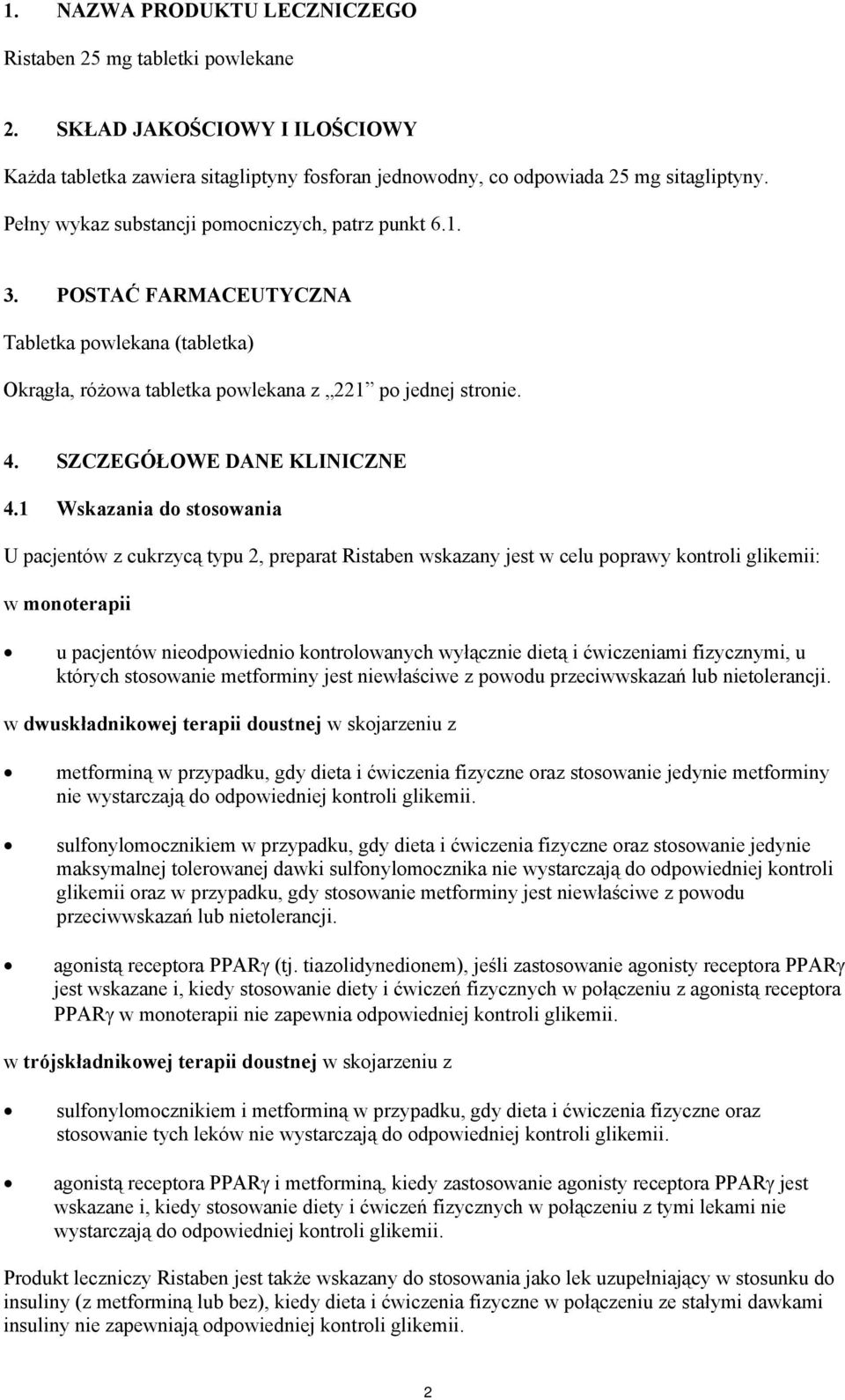SZCZEGÓŁOWE DANE KLINICZNE 4.