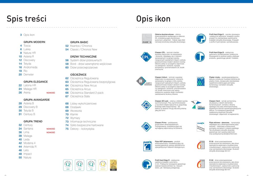 Ościeżnica Regulowana Ościeżnica Regulowana bezprzylgowa Ościeżnica New Arcus Ościeżnica Arcus Ościeżnica Standard 2-pack Ościeżnica Stała Okleina dwukierunkowa okleina drewnopodobna występująca w