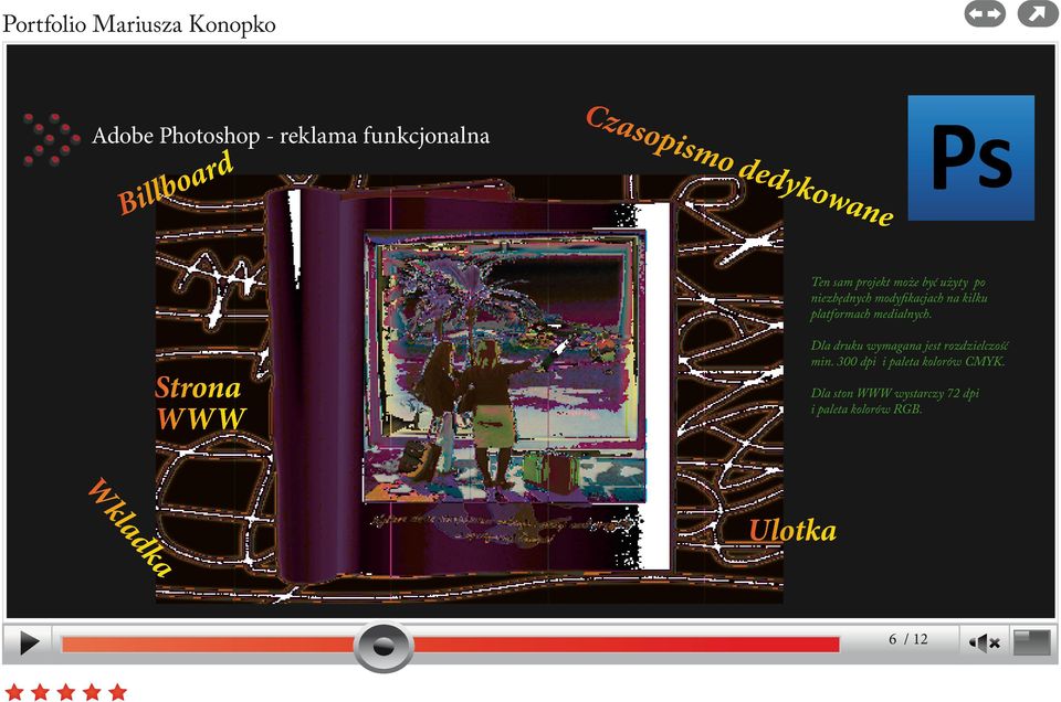 medialnych. Strona WWW Dla druku wymagana jest rozdzielczość min.