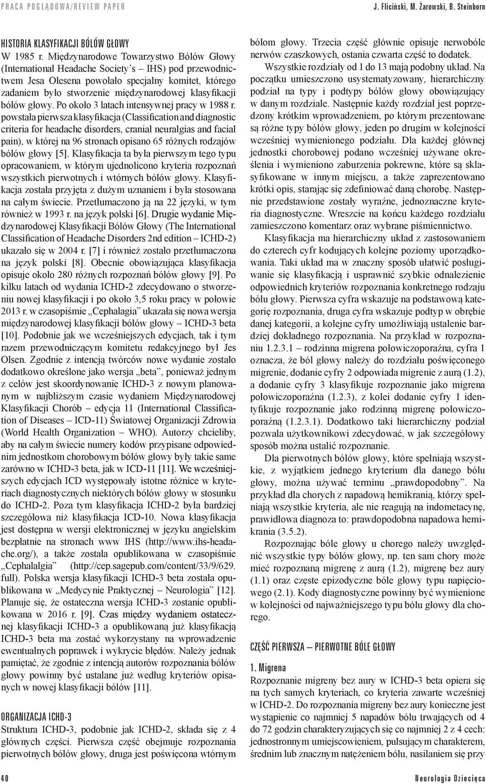 bólów głowy. Po około 3 latach intensywnej pracy w 1988 r.
