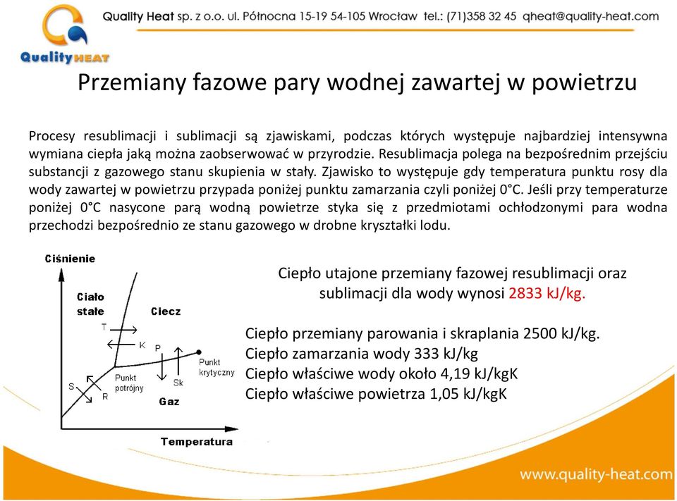 Zjawisko to występuje gdy temperatura punktu rosy dla wody zawartej w powietrzu przypada poniżej punktu zamarzania czyli poniżej 0 C.