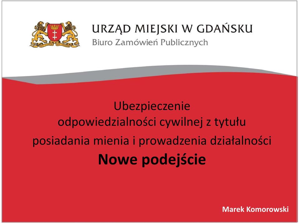 mienia i prowadzenia