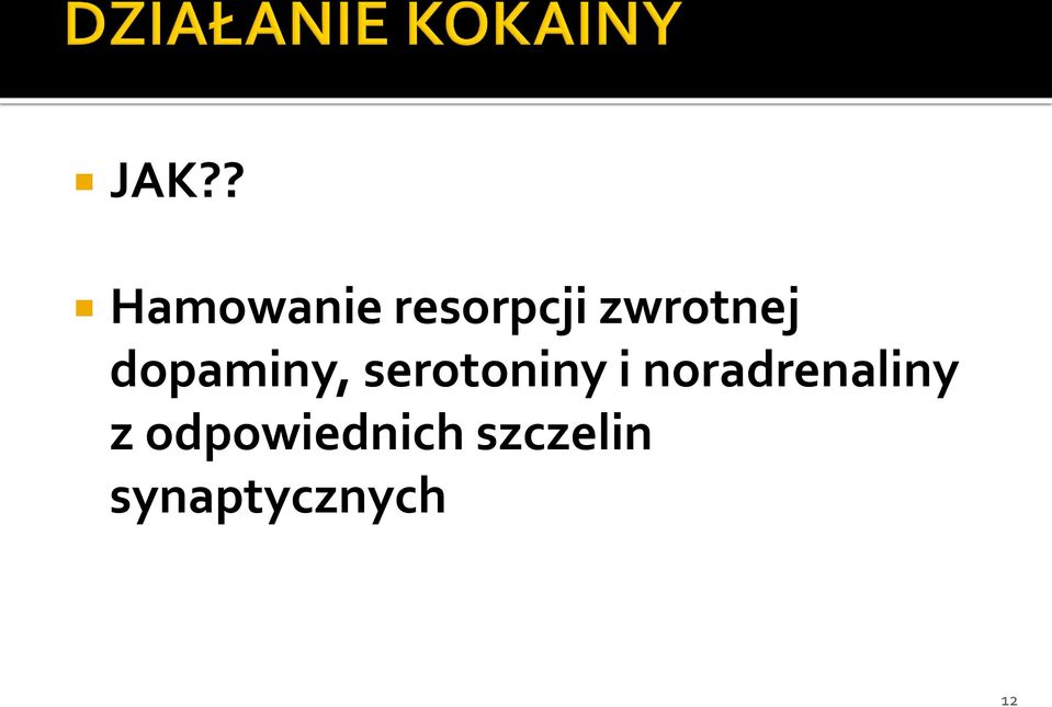 serotoniny i noradrenaliny