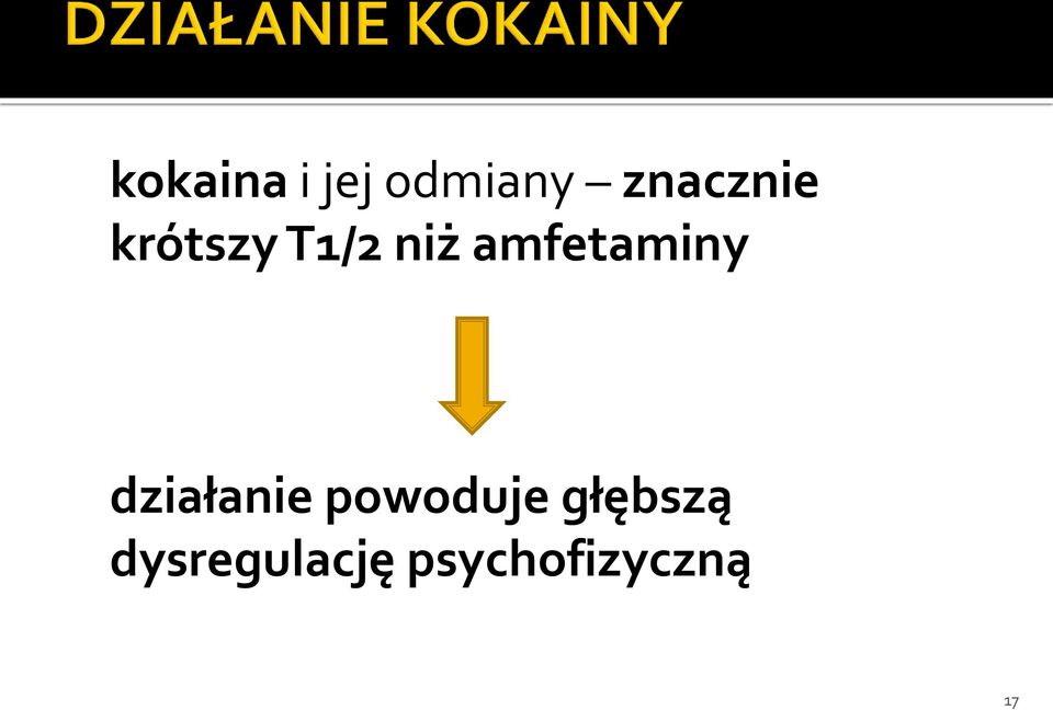 amfetaminy działanie