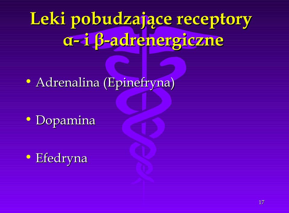 β-adrenergiczne