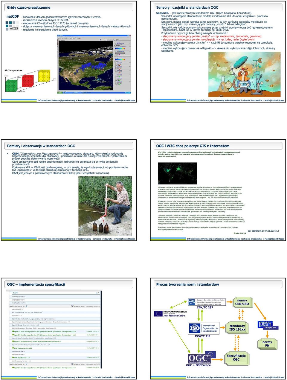 Sensory i czujniki w standardach OGC SensorML jest zatwierdzonym standardem OGC (Open Geospatial Consortium).