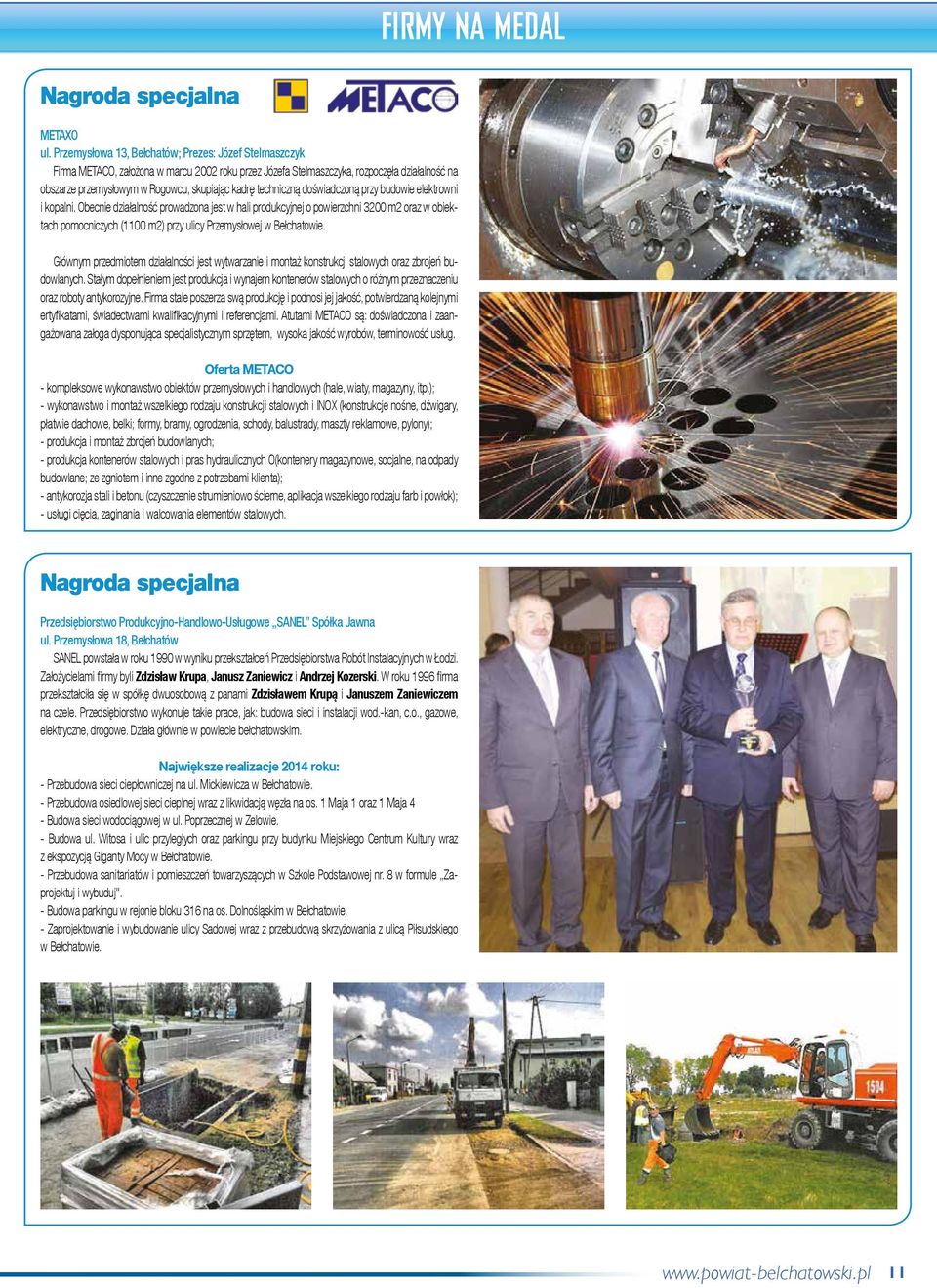 techniczną doświadczoną przy budowie elektrowni i kopalni.