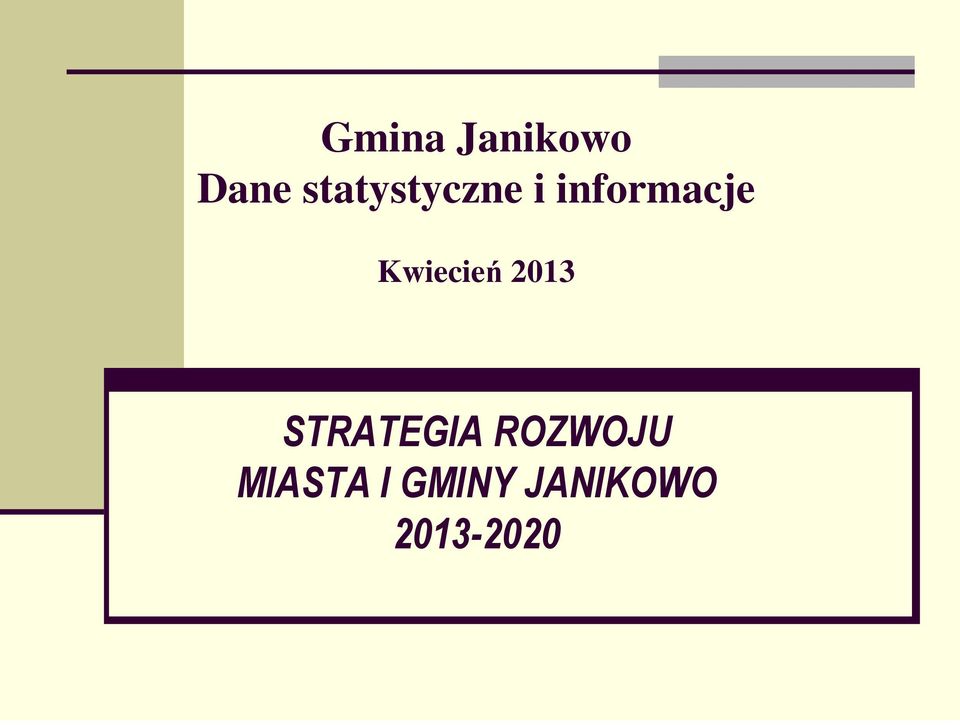 Kwiecień 2013 STRATEGIA