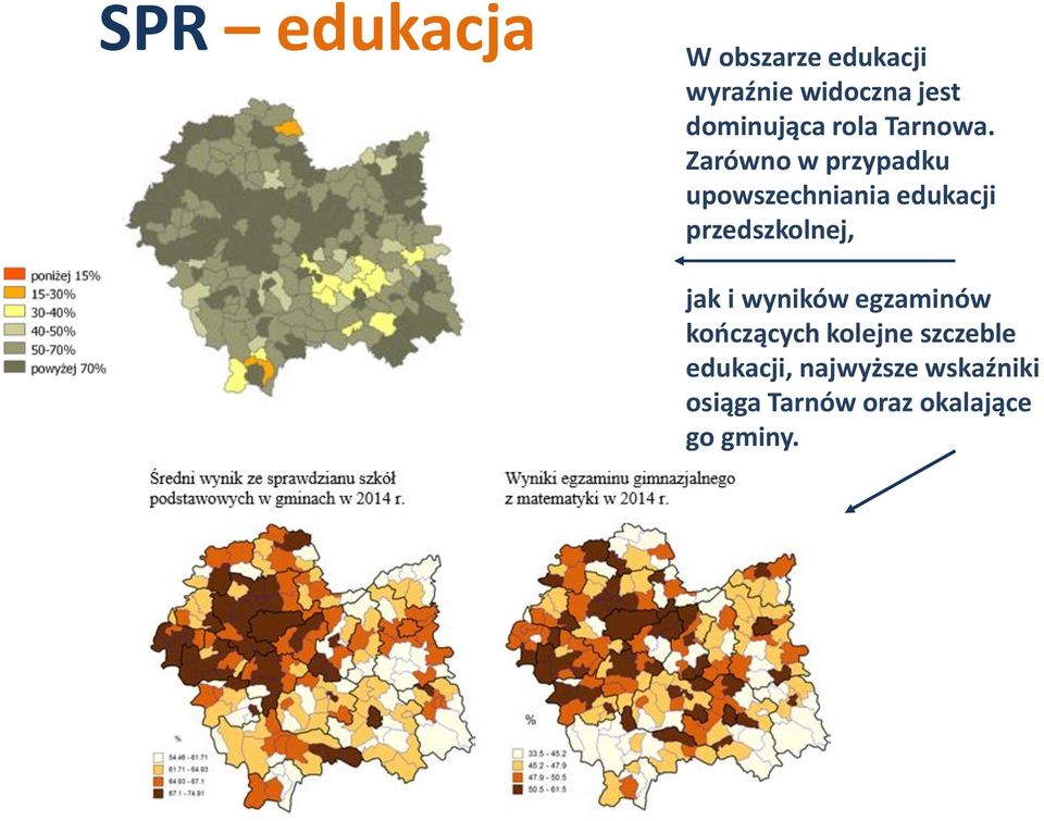 Zarówno w przypadku upowszechniania edukacji przedszkolnej, jak i