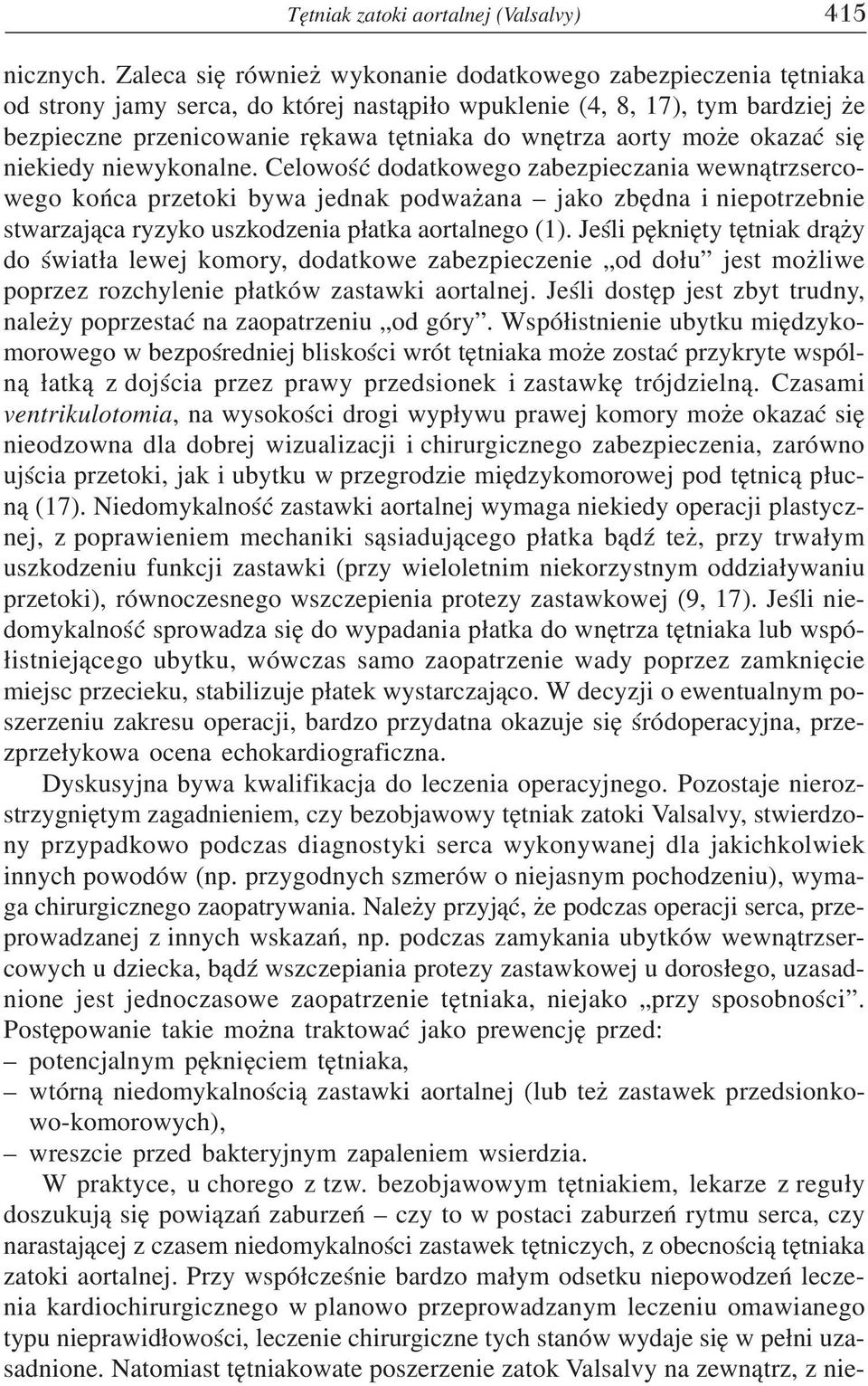aorty mo e okazaæ siê niekiedy niewykonalne.