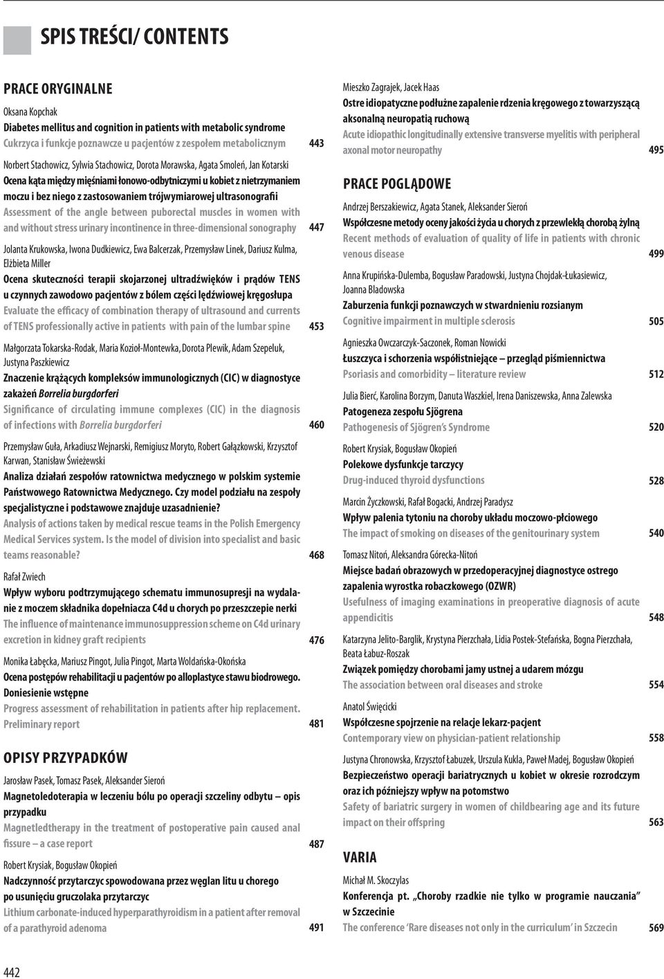 ultrasonografii Assessment of the angle between puborectal muscles in women with and without stress urinary incontinence in three-dimensional sonography Jolanta Krukowska, Iwona Dudkiewicz, Ewa