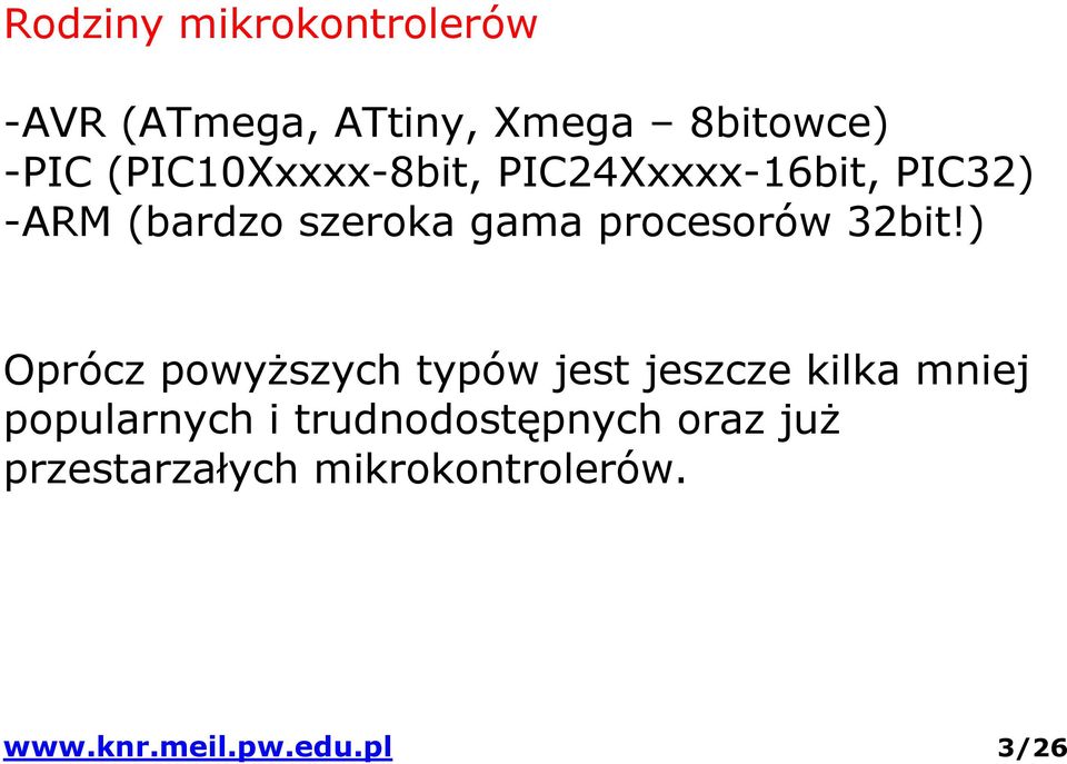 procesorów 32bit!