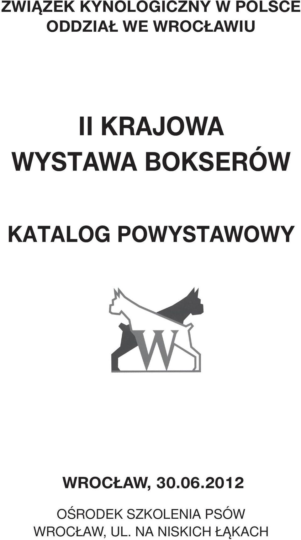 KATALOG POWYSTAWOWY WROCŁAW, 30.06.