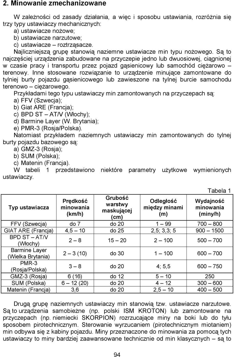 Są to najczęściej urządzenia zabudowane na przyczepie jedno lub dwuosiowej, ciągnionej w czasie pracy i transportu przez pojazd gąsienicowy lub samochód cięŝarowo terenowy.